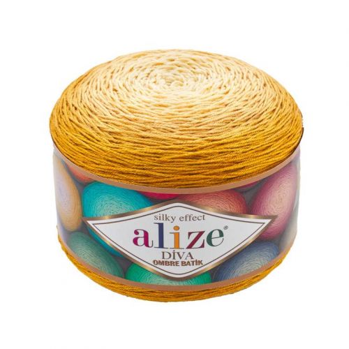 Пряжа Alize Diva Ombre Batik, 250гр/875м, 7358