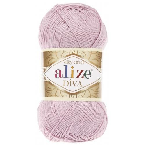 пряжа Alize Diva, 100гр/350м, 27 светлая сирень