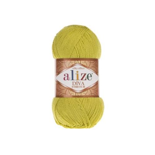 пряжа Alize Diva Stretch, 100гр/400м, 109 лайм