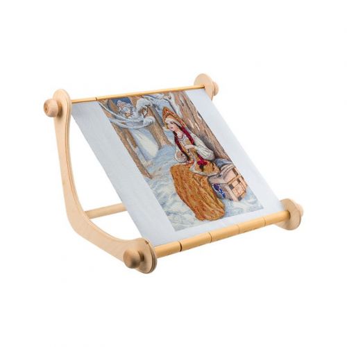 PRM пяльцы-рамка универсальные(Бумеранг) 40 х 35 см натуральное дерево