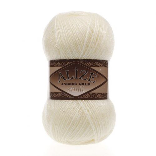 ANGORA GOLD SİMLİ, 100гр/500м — 67 молочно-бежевый ANGORA GOLD SİMLİ, 100гр/500м — 67 молочно-бежевый