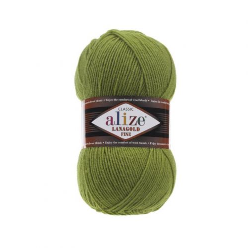 Пряжа Alize Lanagold Fine,... — 485 зеленый
