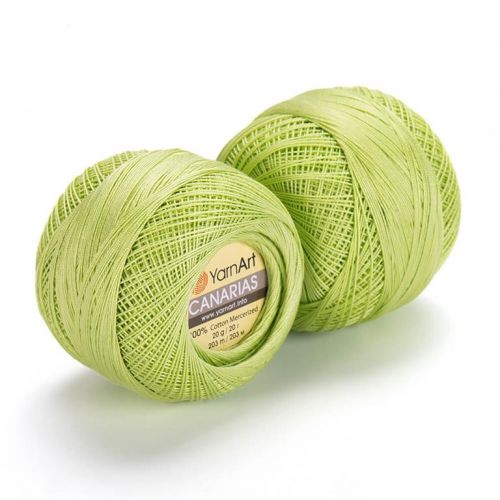 Пряжа YarnArt Canarias, 20гр/203м, 5352 салатовый Пряжа YarnArt Canarias, 20гр/203м, 5352 салатовый
