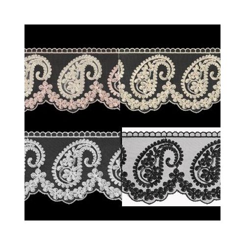 Кружево "Gamma" "сетка" 52798 100 мм