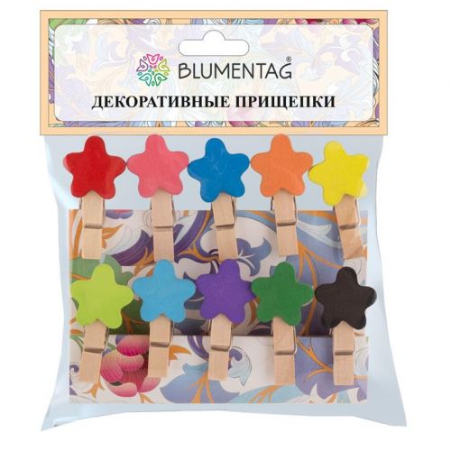 WCLF-35 в упаковке  Декоративные прищепки