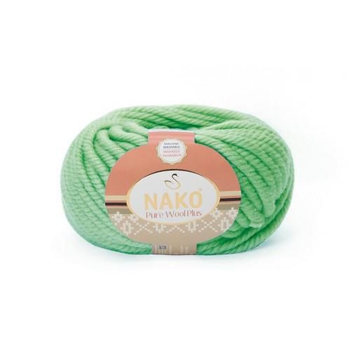Pure wool Plus, Nako Пряжа, 100гр/30м — 10001