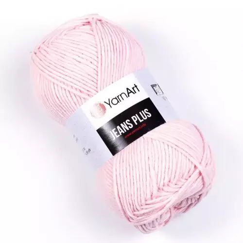 Пряжа Yarnart(Ярнарт) Джинс Плюс — 18 пудра