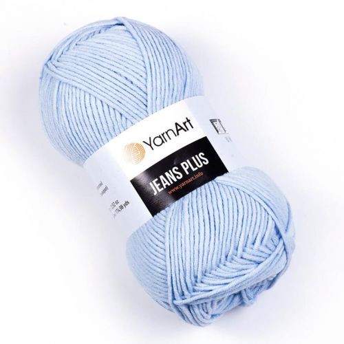 Пряжа Yarnart(Ярнарт) Джинс Плюс — 75 светло-голубой Пряжа Yarnart(Ярнарт) Джинс Плюс — 75 светло-голубой