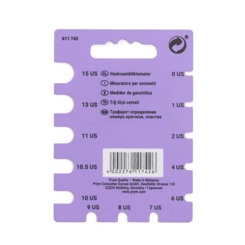 Трафарет для определения номера крючков