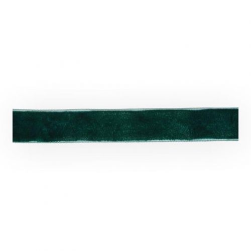Тесьма декоративная бархатная VR-20 — 036 т-изумрудный