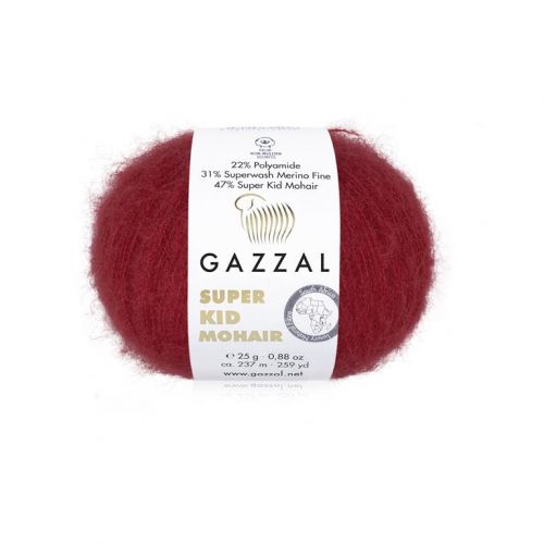 Пряжа Gazzal «Super Kid Mohair New », 25г/237м — 64416 моток