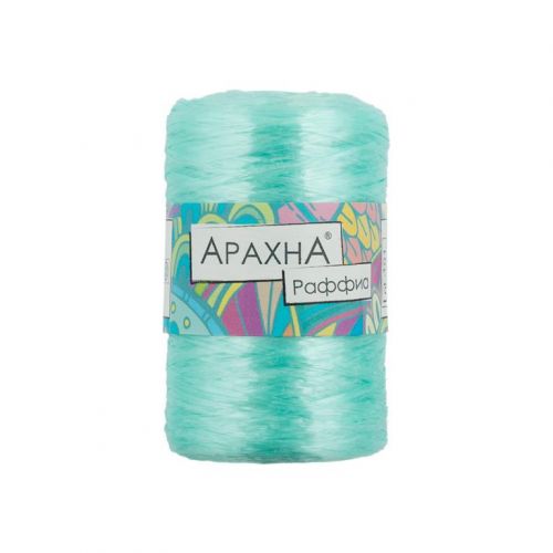 Пряжа Arachna “Raffia", 50г/200м — 49 мята