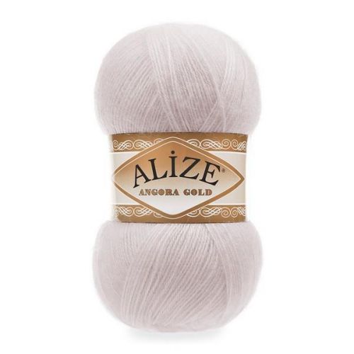 Пряжа Alize «Angora Gold», 100г/550м 168 св. серый