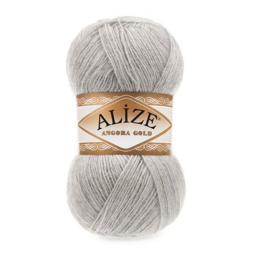 Пряжа Alize «Angora Gold», 100г/550м 652 пепельный