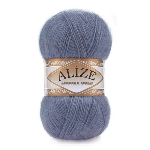 Пряжа Alize «Angora Gold», 100г/550м — 203 джинс меланж