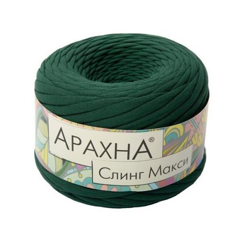Пряжа Arachna “Sling Maxi", 280г/110м — 27 т.зеленый Пряжа Arachna “Sling Maxi", 280г/110м — 27 т.зеленый