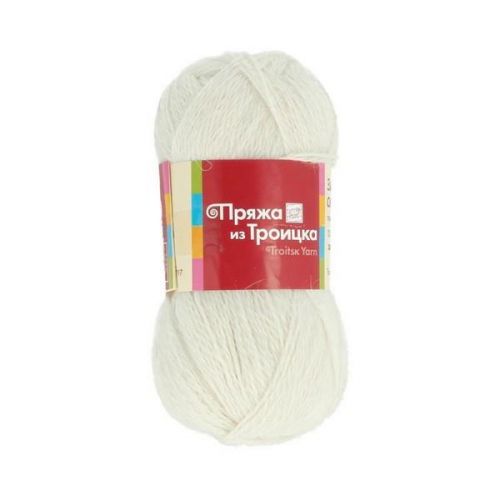 Пряжа Троицкая «Зимняя сказка», 50г/300м — 166 суровый