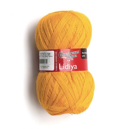 Пряжа "Семеновская" Lidiya 100г/1613 м 0290 бирюзово-голубой