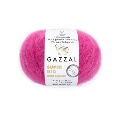 Пряжа Gazzal «Super Kid Mohair New », 25г/237м — 64421