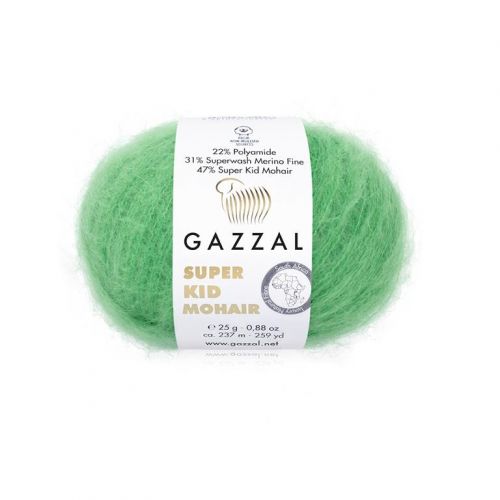 Пряжа Gazzal «Super Kid Mohair New », 25г/237м — 64427