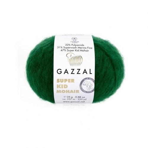 Пряжа Gazzal «Super Kid Mohair New », 25г/237м — 64428