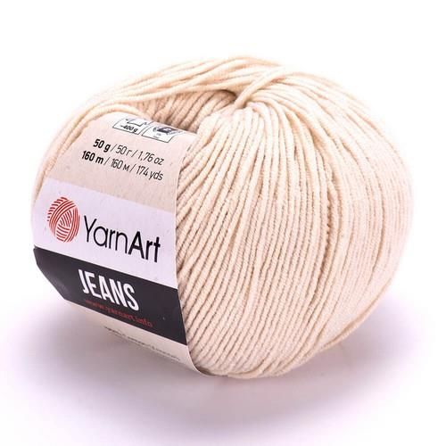 Пряжа YarnArt “Jeans", 50г/160м 05 лён Пряжа YarnArt “Jeans", 50г/160м 05 лён