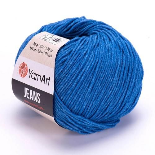 Пряжа YarnArt “Jeans", 50г/160м 16 синий Пряжа YarnArt “Jeans", 50г/160м 16 синий