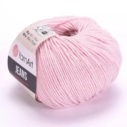 Пряжа YarnArt “Jeans", 50г/160м 18 пудра