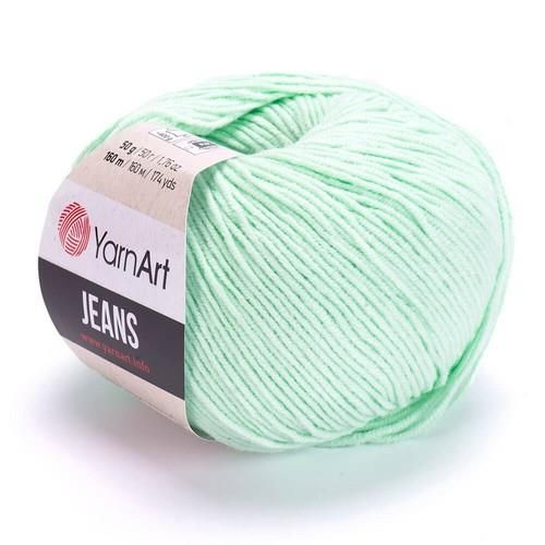 Пряжа YarnArt “Jeans", 50г/160м 79 мята Пряжа YarnArt “Jeans", 50г/160м 79 мята