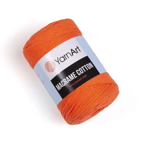 Пряжа Yarnart “Macrame Cotton", 250г/225м 800 оранжевый Пряжа Yarnart “Macrame Cotton", 250г/225м 800 оранжевый