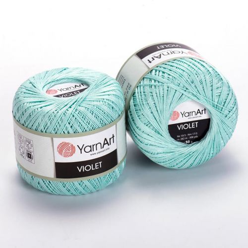 Пряжа Yarnart "Violet", 50г/282м 4939 голубой Пряжа Yarnart "Violet", 50г/282м 4939 голубой