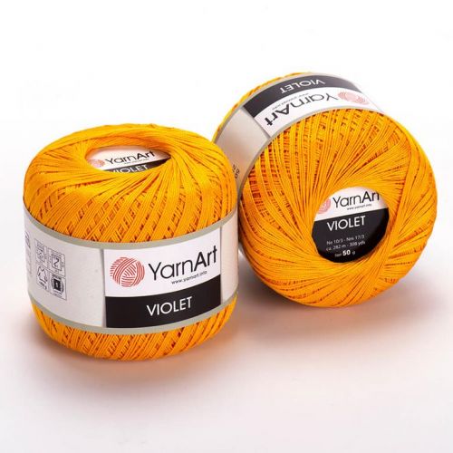 Пряжа Yarnart "Violet", 50г/282м 5307 оранжевый Пряжа Yarnart "Violet", 50г/282м 5307 оранжевый