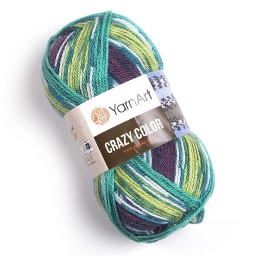 Пряжа Yarnart «Crazy Color», 100г/260м — 178