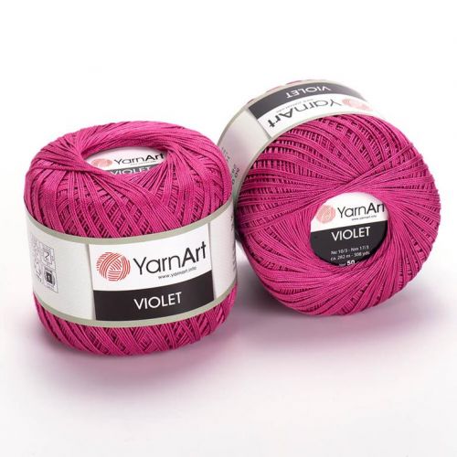 Пряжа Yarnart "Violet", 50г/282м 0075 т.лиловый