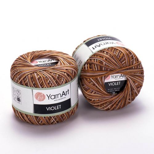 Пряжа Yarnart "Violet Melange", 50г/282м, цвет 506