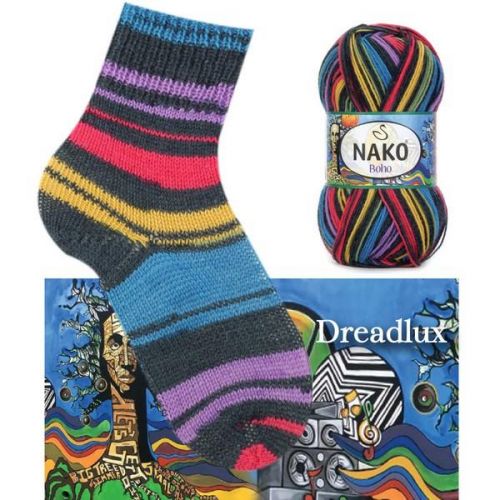 Пряжа NAKO "Boho", 100г/400м — 82455