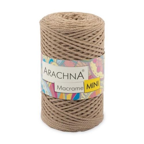 Пряжа Arachna "Macrame Mini", 250г/230м 44 бежевый