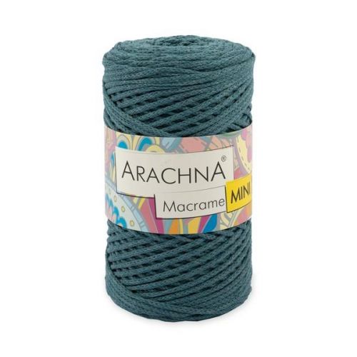 Пряжа Arachna "Macrame Mini", 250г/230м 47 сине-зеленый