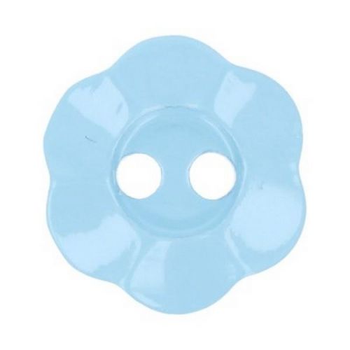 Пуговица детская "Gamma" AY 9919 18 " ( 11 мм) — D026 голубой