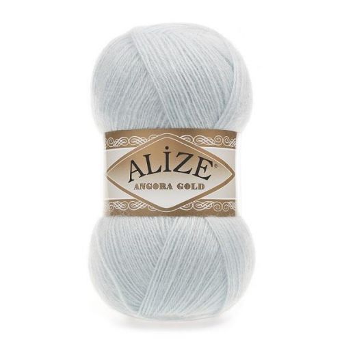 Пряжа Alize "Angora Gold", 100г/550м 514 голубой