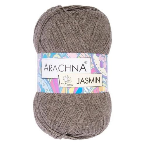 Пряжа ARACHNA "JASMIN" 100г/250м 117 св.коричневый