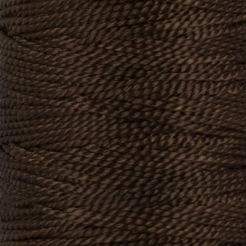 Швейные нитки (полиэстер) 1500D/2 обувные 45.7 м 495 т.коричневый