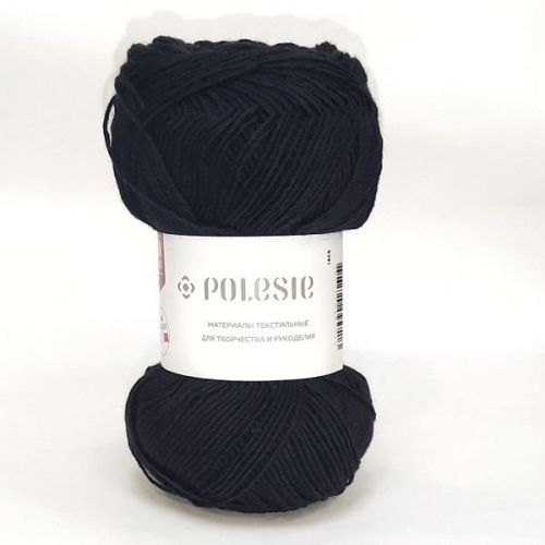 Пряжа Polesie “Машенька", 50г/250м Черный антрацит
