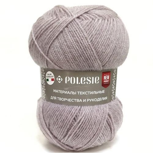 Пряжа Polesie "Престиж", 100г/400м Сиреневый пепел