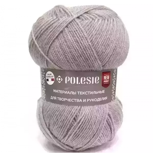 Пряжа Polesie "Престиж", 100г/400м Сиреневый пепел