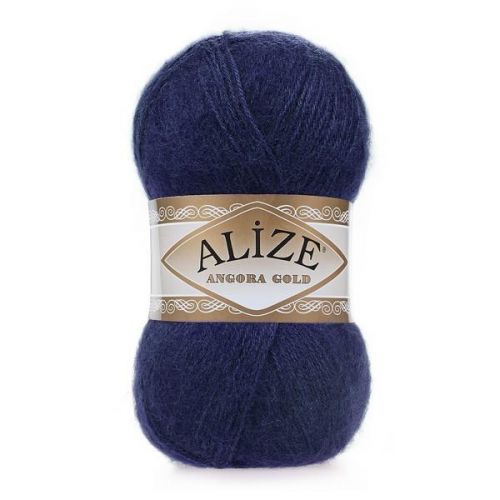 Пряжа Alize "Angora Gold", 100г/550м 58 т.синий