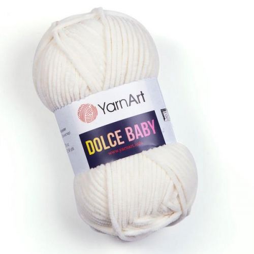 Пряжа Yarnart "Dolce Baby", 50г/85м 745 молочный
