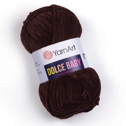 Пряжа Yarnart "Dolce Baby", 50г/85м 775 коричневый