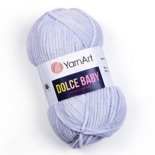 Пряжа Yarnart "Dolce Baby", 50г/85м 776 серо голубой