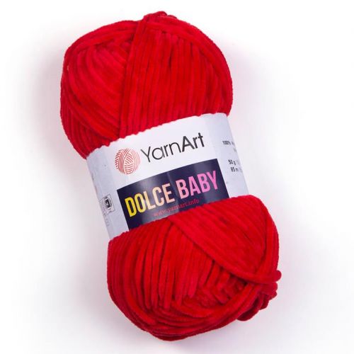 Пряжа Yarnart "Dolce Baby", 50г/85м 748 красный Пряжа Yarnart "Dolce Baby", 50г/85м 748 красный